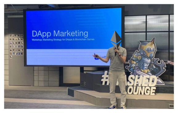 我们举办DApp营销研讨会